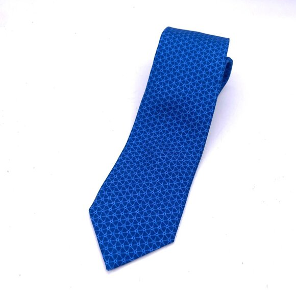 Vineyard Vines Other - Vineyard Vines Blue Geometric Silk Tie Handpicked By Shep & Ian